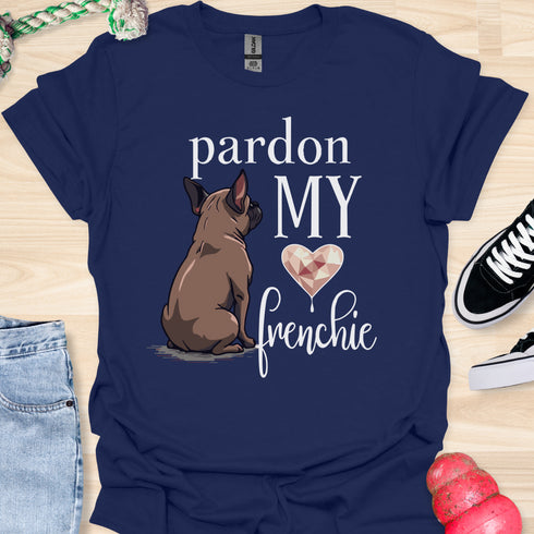 Pardon my frenchie - V3 - Brown Shy Innocent T-Shirt